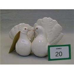 Pair of Lladro turtle doves.