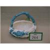 Worcester sweetmeat basket with foliate handle, a/f.