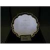 Boxed hallmarked silver presentation salver 1948.