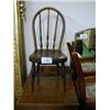 Image 1 : Early 19th century apprentice chair with elm seat and turned back and legs, in good condition.