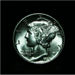1935-p Liberty Head 'Mercury' Dime 10c Grades Choice Uncirculated ms64 FSB