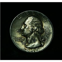 1949-d Washington 25c Grades  Choice Uncirculated ms64