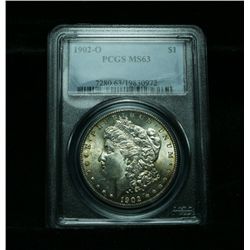 PCGS 1902-o Morgan Dollar Graded Select Uncirculated ms63  PCGS