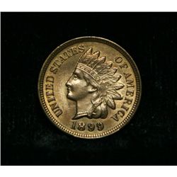1899 Indian cent 1c Grades Choice Uncirculated ms64 RB