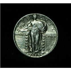 1929-p Standing Liberty 25c Grades Almost Uncirculated au55