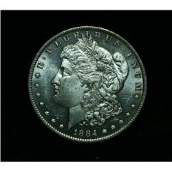 1884-o Morgan Dollar $1 Grades Select Uncirculated ms63 DMPL