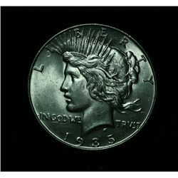 1935-p Peace Dollar Grades Select Uncirculated ms63+  PQ