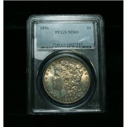 PCGS 1896-p Morgan Dollar Graded Select Uncirculated ms63  PCGS