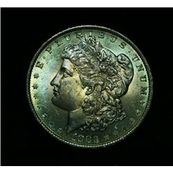 ***RARE  HOT 50  CLASHED 'E' On Rev.  Elite CD Series 1883-o Morgan Grades Choice ms64 RAINBOW TONED