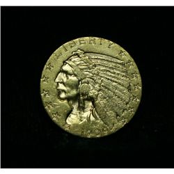 1909-d $5 Gold Indian Grades Uncirculated ms60