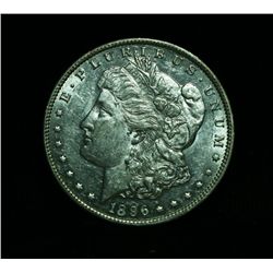 1896-o Morgan Dollar Grades Almost Uncirculated au58  VAM 6