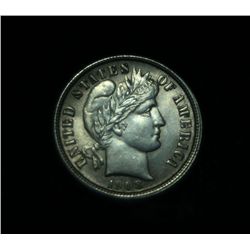 1908-s Barber Dime 10c Grades Select Uncirculated ms63   MUCH BETTER DATE