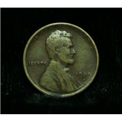 ***RARE  1909-s V.D.B.  Lincoln Cent 1c grades vf/xf    RARE***