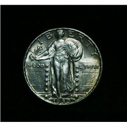 1930-p Standing Liberty 25c Graded ms64 FH  FULL HEAD