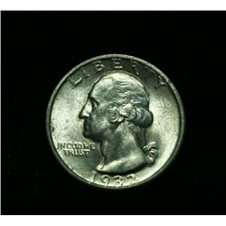 ***RARE  1932-s Washington Quarter Grades Choice Uncirculated ms64  RARE***  2nd KEY Date