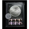 Image 2 : 2002-p Olympic Salt Lake Uncirculated Commemorative Dollar Graded ms70