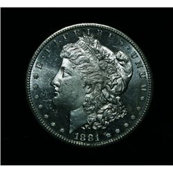 1881-s Morgan Dollar grades Choice Uncirculated ms64++ DMPL  VAM 57