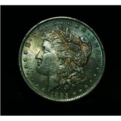 1885-o Morgan Dollar grades Choice Uncirculated Gem ms64++ PQ  Colorfully toning