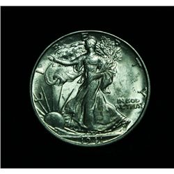 1941-d Walking Liberty Half Dollar 50c Grades Select Uncirculated ms63++