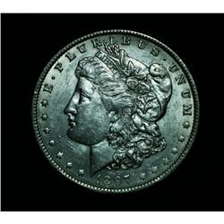 1897-o Morgan Dollar $1 Grades Uncirculated au58  VAM 6A  Key 97-o Variety