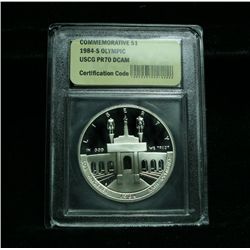 1984-s Proof Olympic Commem Graded PR70 DCAM