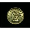 Image 1 : 1899-p $2 1/2 Liberty Gold Quarter Eagle Grades Select Uncirculated ms63++