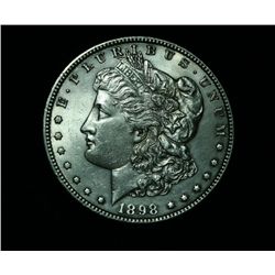 1898-p Morgan Dollar $1 Grades Choice Uncirculated ms63++