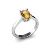 Image 1 : Genuine 2.40 ctw Citrine Ring 14kt White or Yellow Gold