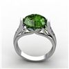 Image 1 : Genuine 5.09 ctw Emerald Ring 10kt White or Yellow Gold
