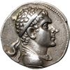 Image 1 : Baktria  Agathokles (185-170 a.C.) Tetradracma.