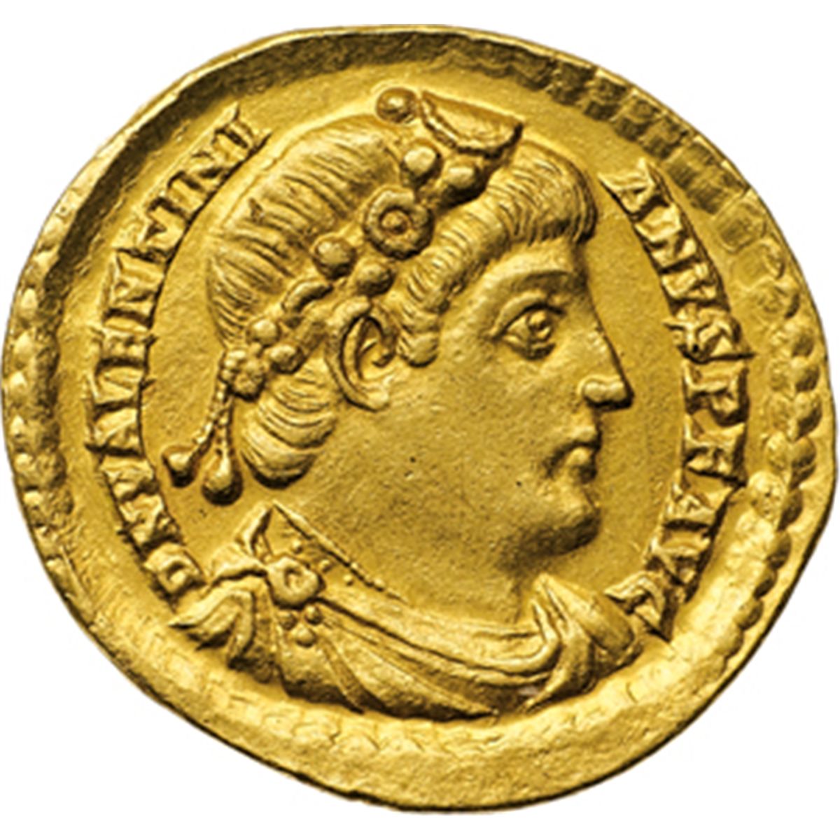 Valentiniano I (364-375). Solido, Treveri.