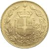 Image 2 : Regno di Italia  Umberto I (1878-1900). 20 lire 1882, oro rosso.