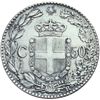 Image 2 : Umberto I (1878-1900). 50 centesimi 1889.