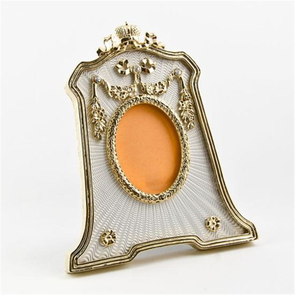 Silver Enameled Faberge Frame