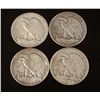 Image 2 : 4 Diff Date HiGrade Walking Liberty Silver Half Dollars