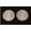 Image 1 : 2 Diff Date HiGrade Walking Liberty Silver Half Dollars