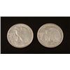 Image 2 : 2 Diff Date HiGrade Walking Liberty Silver Half Dollars