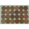 Image 2 : 24 Diff Date Indian Cents Pennies 1880-1908