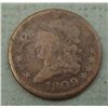 Image 1 : High Grade 1809 Half Cent