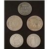 Image 2 : 5 Diff Type 1900s US Coins Penny, Nickel, Dime
