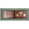 Image 1 : JFK Commemorative Coin Set w/ Stamp in Folder 1967, 76