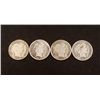 Image 1 : 4 Different Date Hi-Grade Barber Silver Dimes