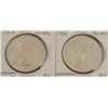 Image 1 : 2 Diff Date BU 1963 & 1965 Canada Silver Dollars