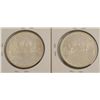 Image 2 : 2 Diff Date BU 1963 & 1965 Canada Silver Dollars
