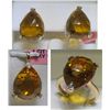 Image 1 : Three Piece Citrine and Diamonds 14K Yellow Gold set