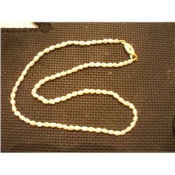 12" Genuine Freshwater Pearl Necklace