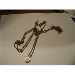 14K Gold Filled Pocket Watch Chain