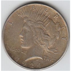 1924 PEACE DOLLAR