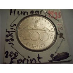 Hungary Republic Silver 200 Forint 1994 UNC