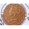 Image 1 : HISTORICAL SHIPWRECK GOLD 1879 $10 LIBERTY RECOVERY, VF20